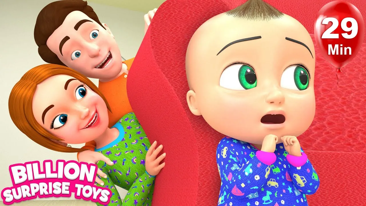 Peek A Boo Song - BillionSurpriseToys Nursery Rhymes, Kids Songs