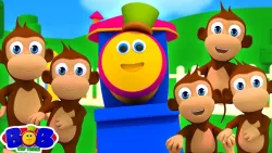 Five Little Monkeys, Baby Shark + More Preschool Rhymes & Kindergarten Videos