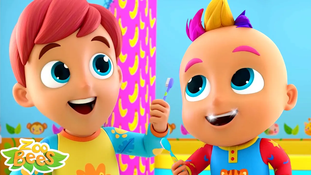 This Is The Way Song Morning Routine & Healthy Habits for Babies by Zoobees background