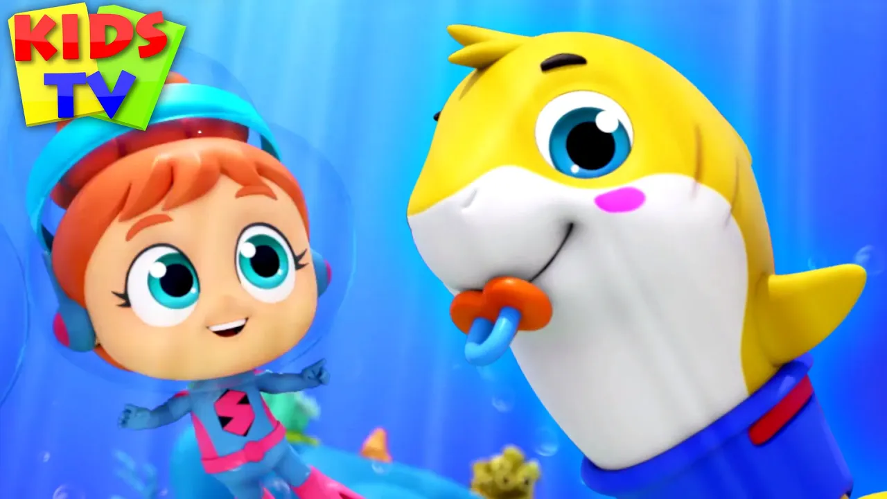 Baby Shark from the sea | daddy shark | mommy shark | kids tv nursery rhymes
