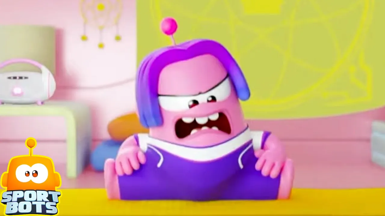 Yoga - Funny Video & Comedy Cartoon Show for Kids by Sportbots background