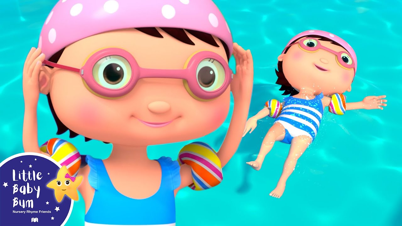 Swimming & Hopping Songs ⭐Little Baby Bum - Nursery Rhymes for Kids | Baby Songs background