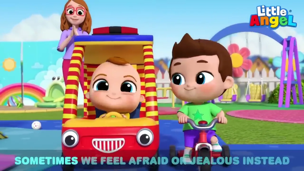Feeling Happy Or Sad | Opposites Song | Little Angel Kids Songs & Nursery Rhymes background