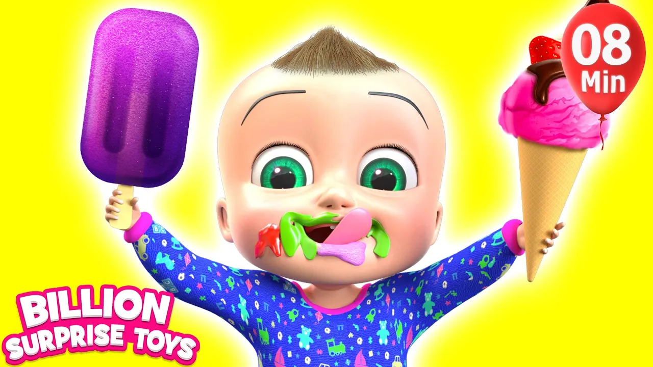 Ice Cream Park Song - BillionSurpriseToys Nursery Rhymes, Kids Songs background
