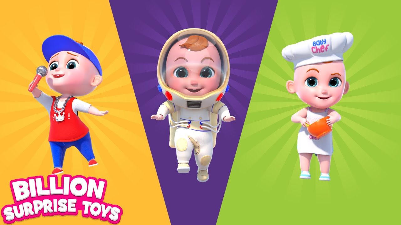 Let's Learn the Career Song with Kids- BillionSurpriseToys Nursery Rhymes & Kids Songs background
