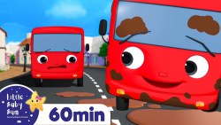 Different Color Buses Song | +More Little Baby Bum Nursery Rhymes and Kids Songs
