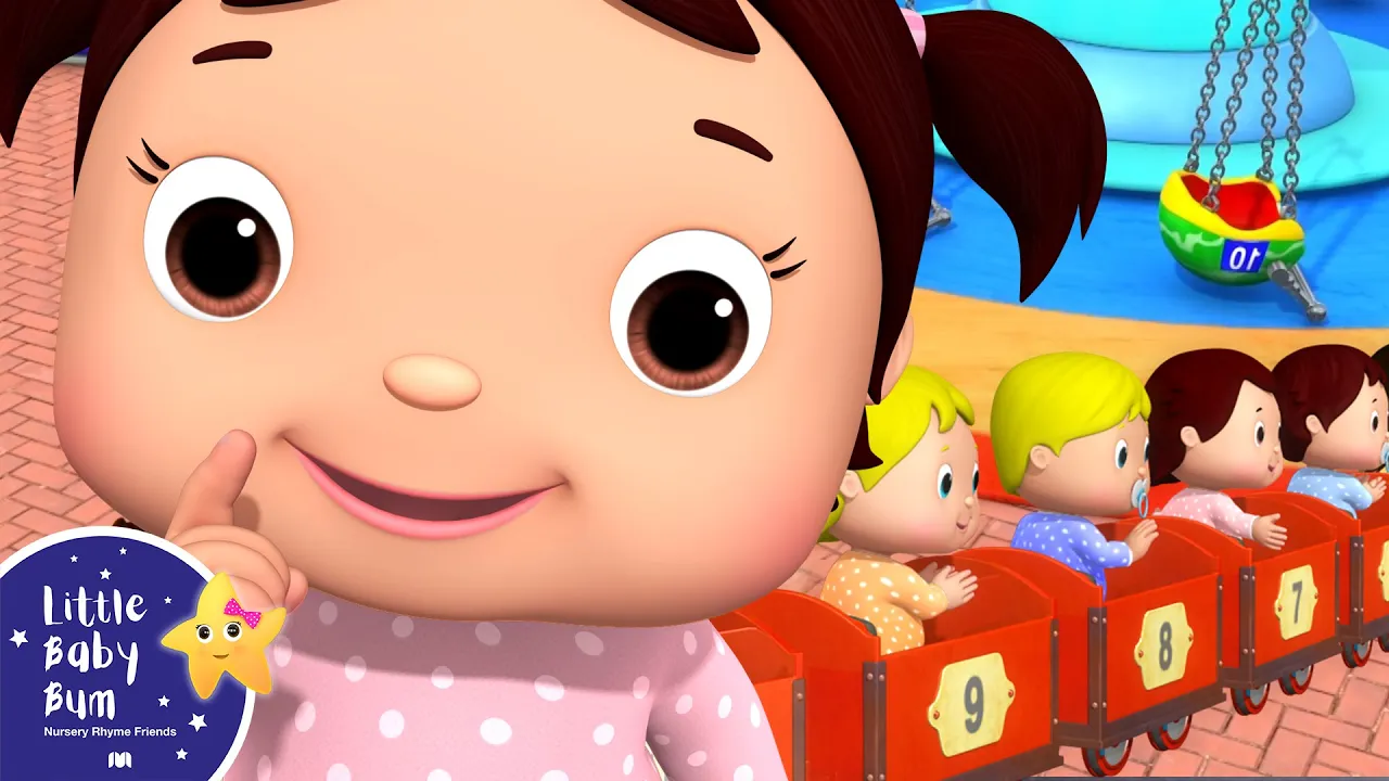 10 Little Babies at the Playground! | Little Baby Bum - Nursery Rhymes for Kids | 123 Kids background