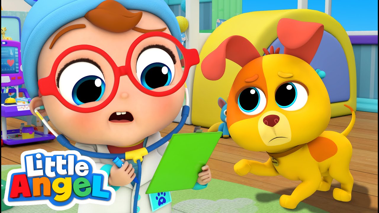 Bingo Doctor Checkup Song | Healthy Habits & Pretend Play | Little Angel Kids Songs & Nursery Rhymes background