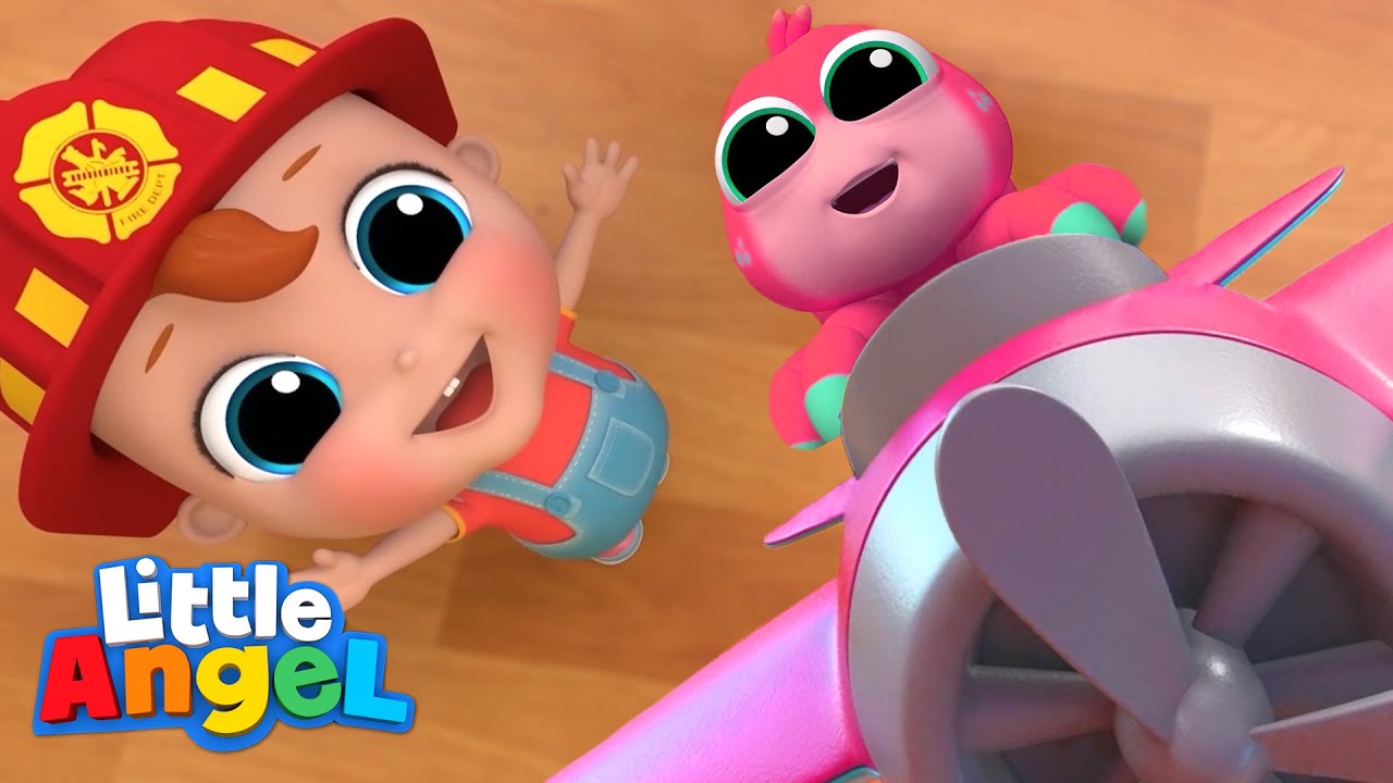 Fly, Itsy Bitsy Spider ! | Little Angel Kids Songs & Nursery Rhymes background