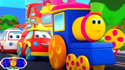 Train Song - A Learning Ride With Bob The Train & More Educational Videos for Kids
