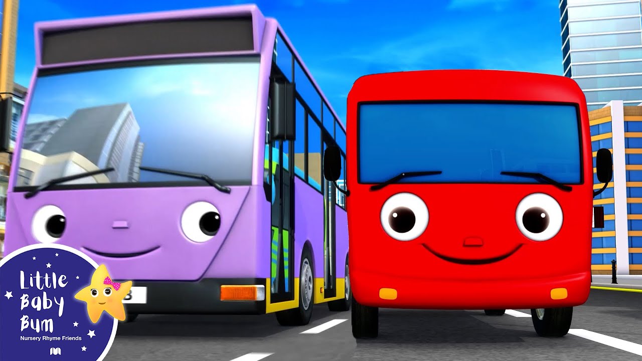 Different Types Of Buses, Little Boats | Little Baby Bum - Nursery Rhymes for Kids | Baby Song 123 background