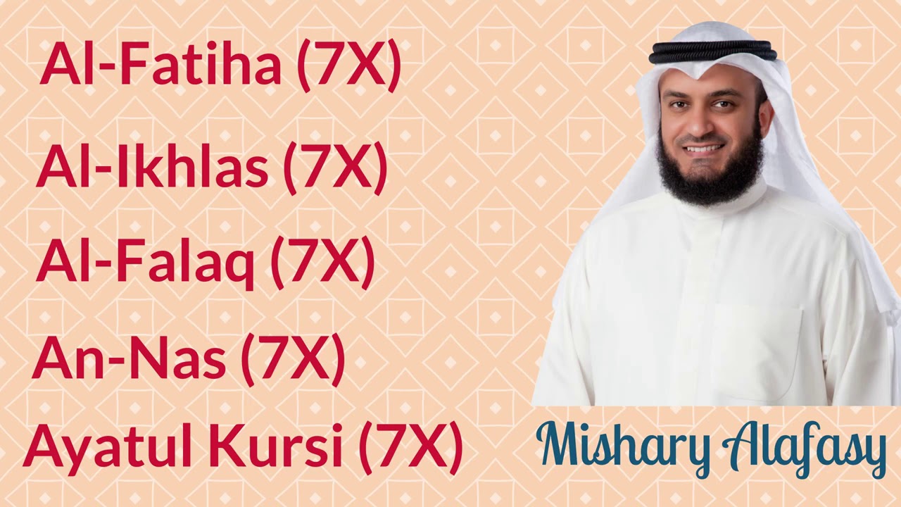 Mishary Alafasy: 7X: Al Fatiha, Al Ikhlas, Al Falaq, An Nas, and Ayatul Kursi (2021) | Watch on Movi47