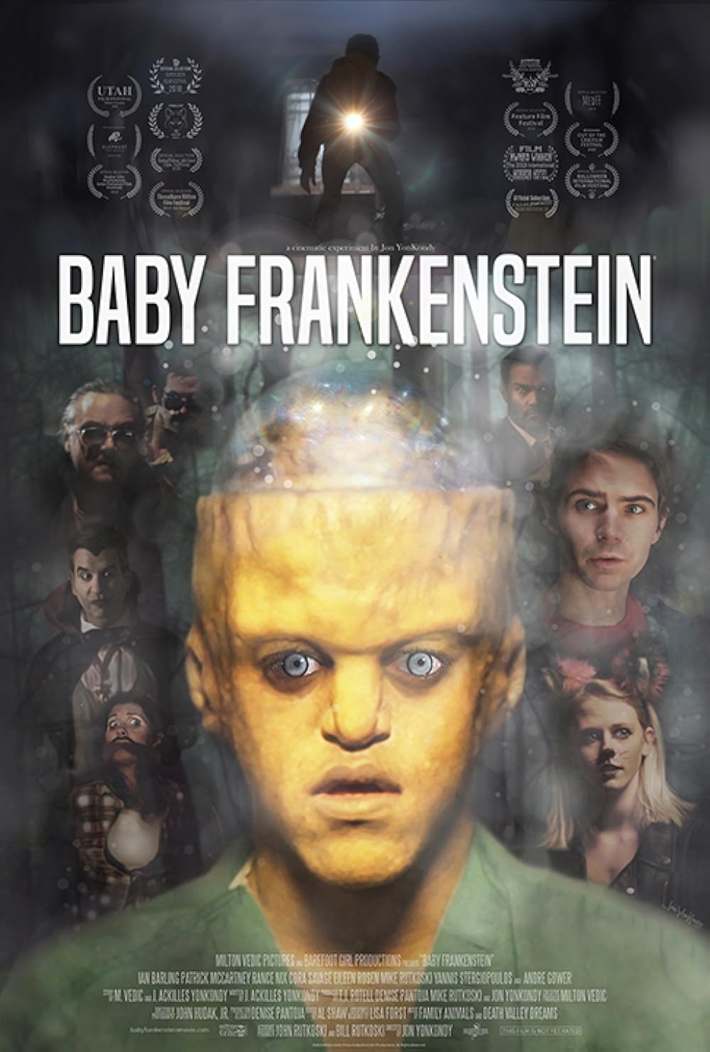 Baby Frankenstein backdrop