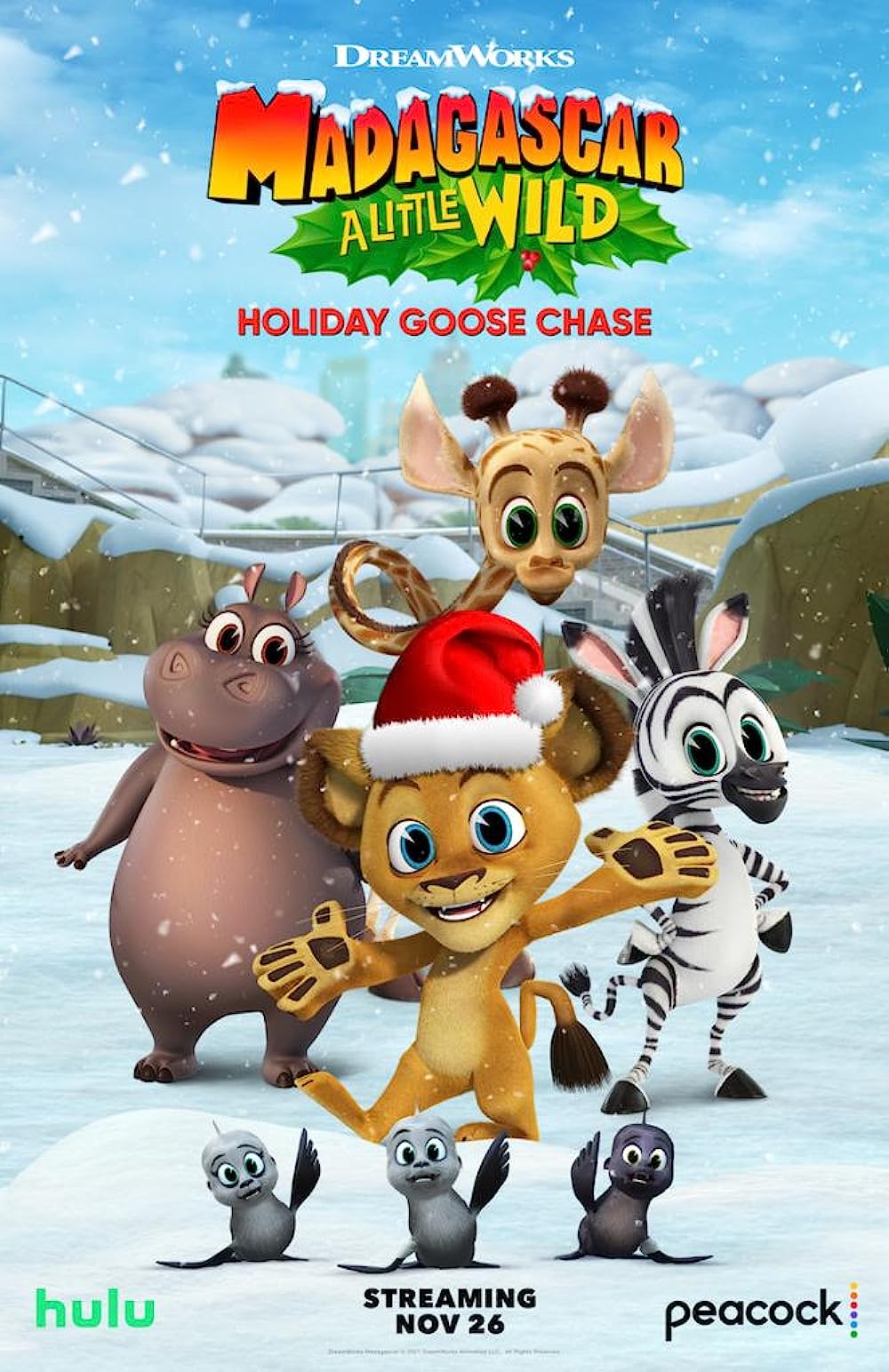 Madagascar: A Little Wild Holiday Goose Chase backdrop