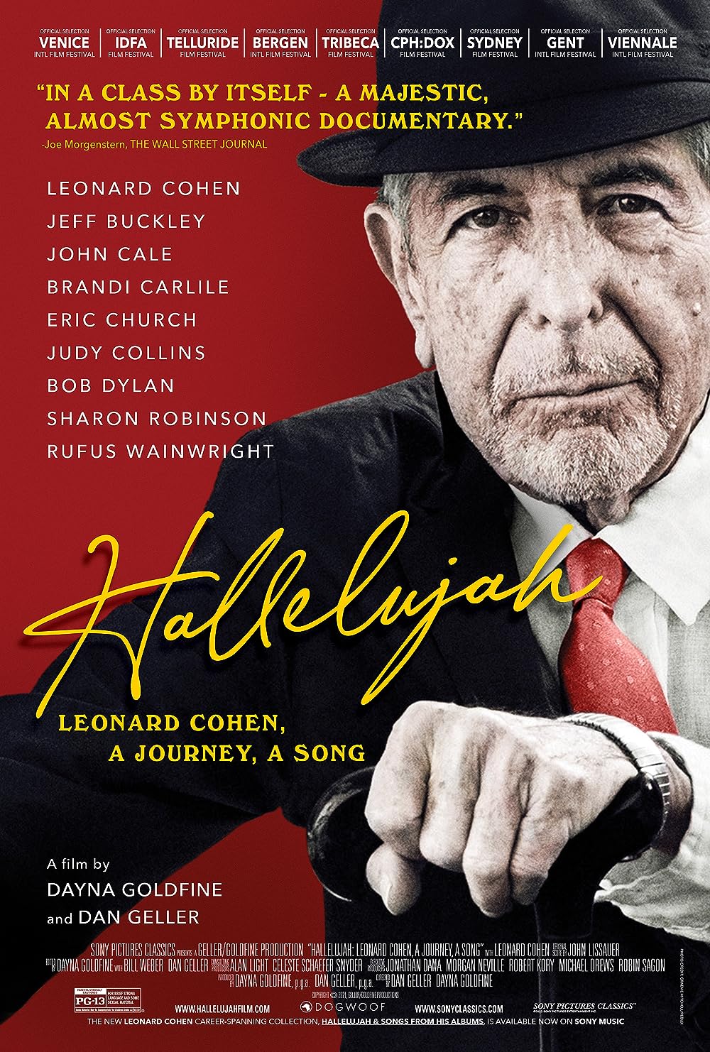 Hallelujah, les mots de Leonard Cohen background