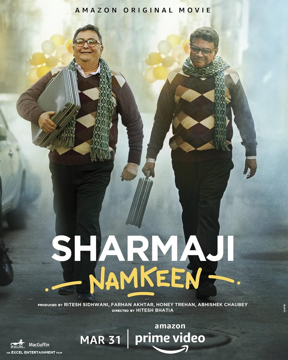 Sharmaji Namkeen background