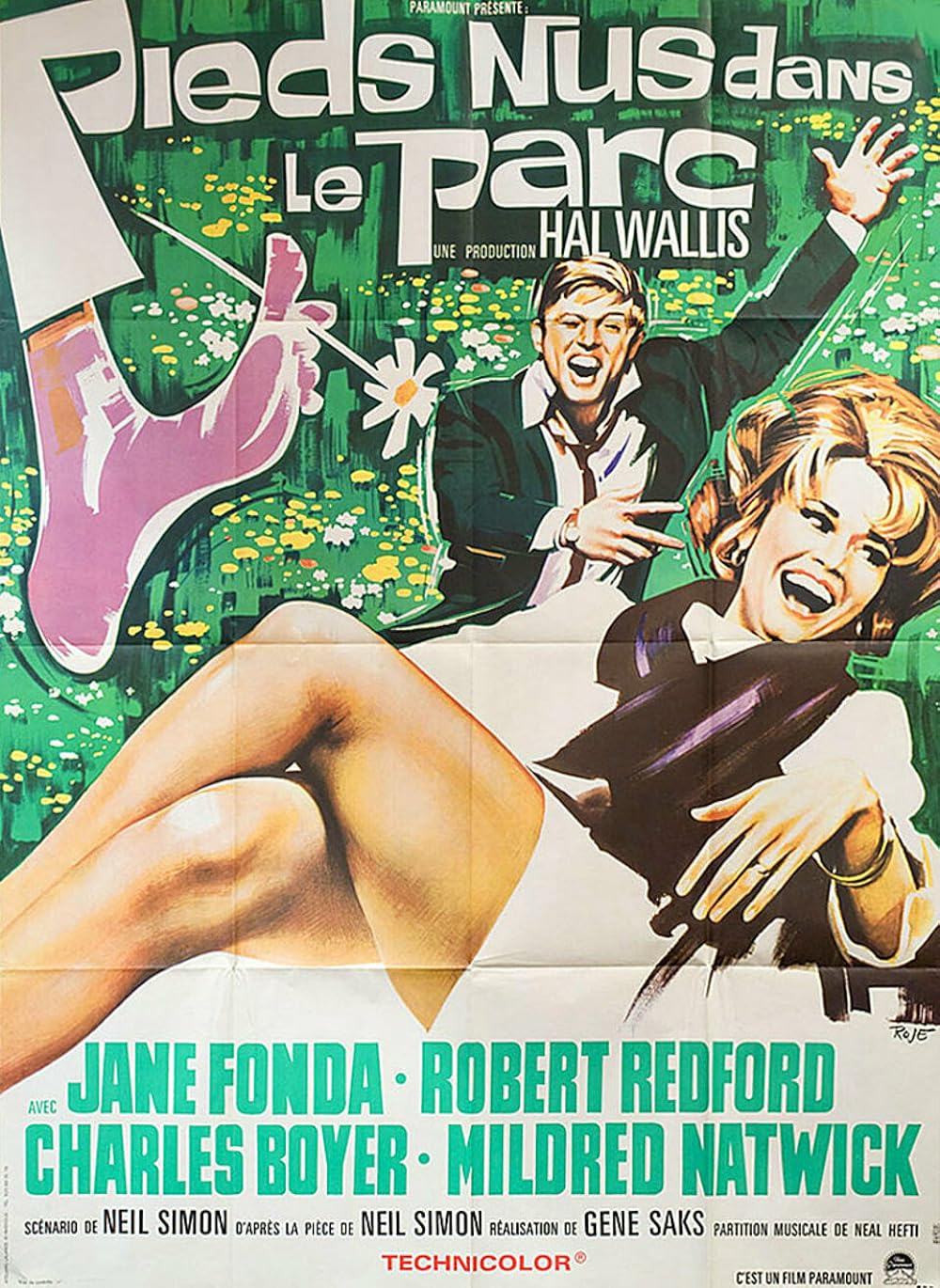 Pieds nus dans le parc