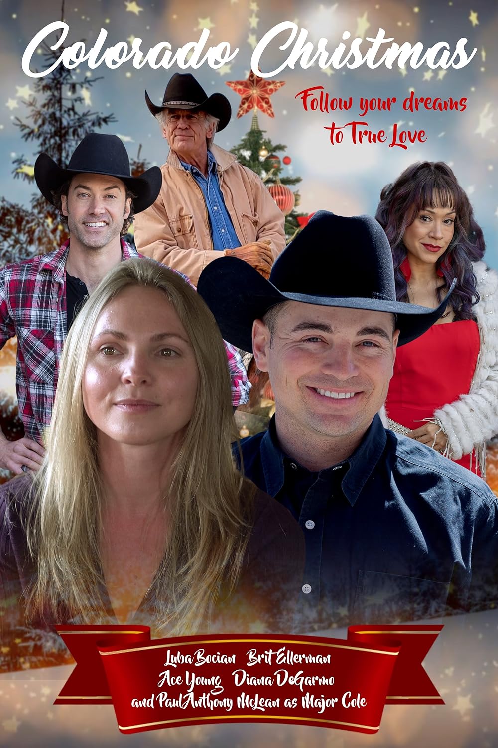 Colorado Christmas background