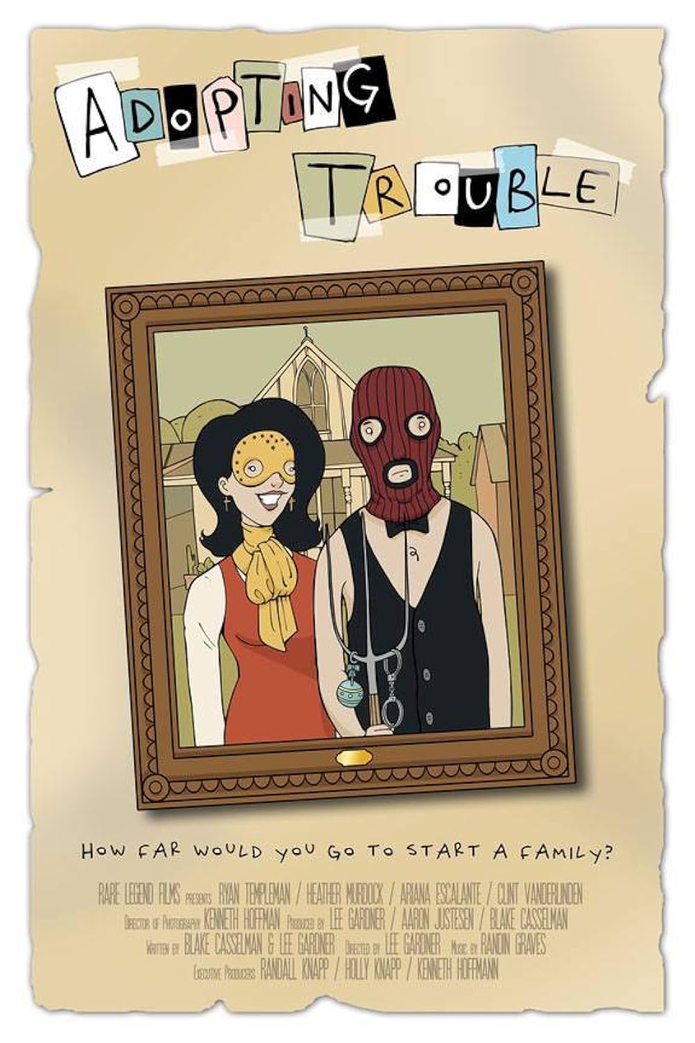 Adopting Trouble backdrop