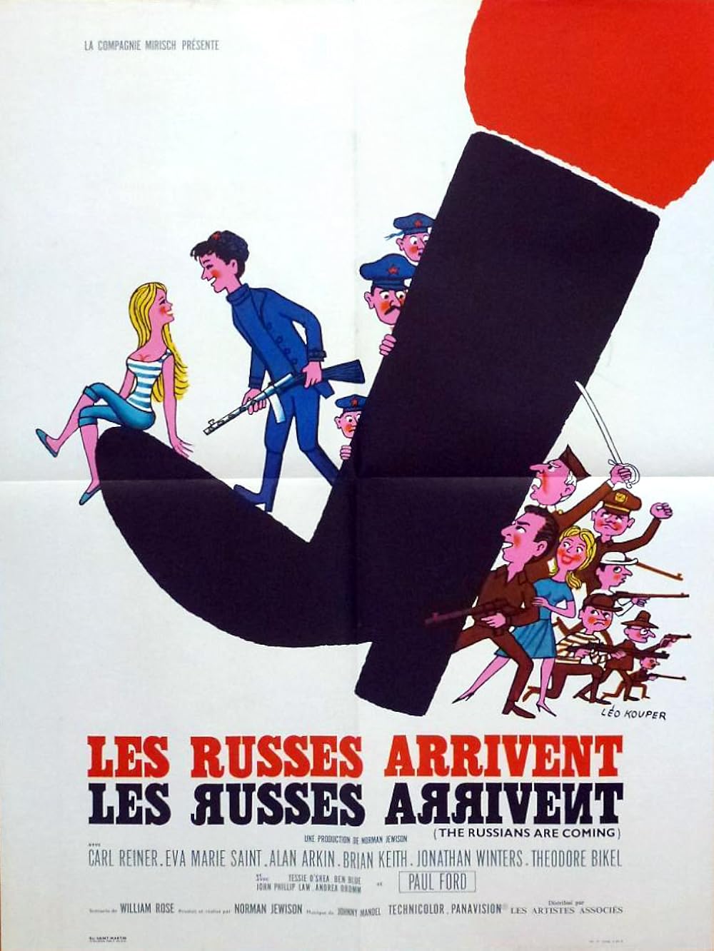 Les Russes arrivent, les Russes arrivent background