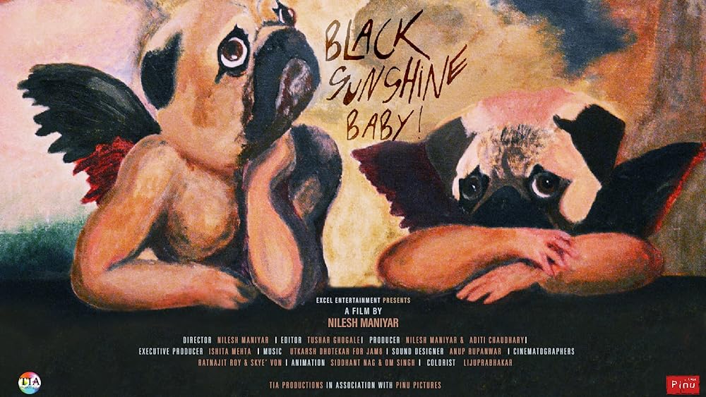 Black Sunshine Baby background