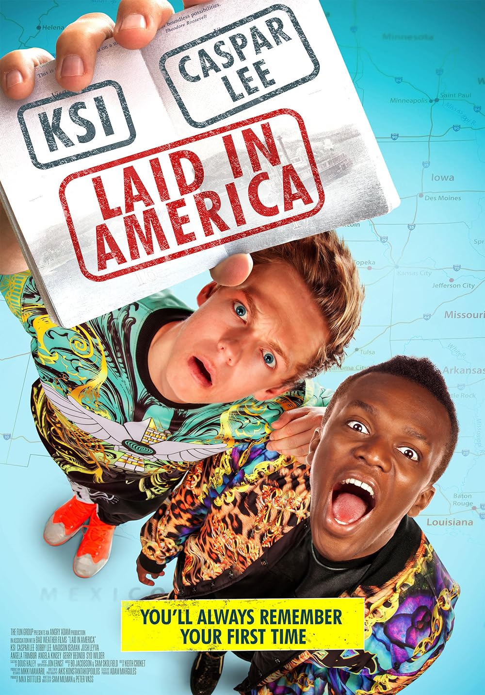 Laid in America background