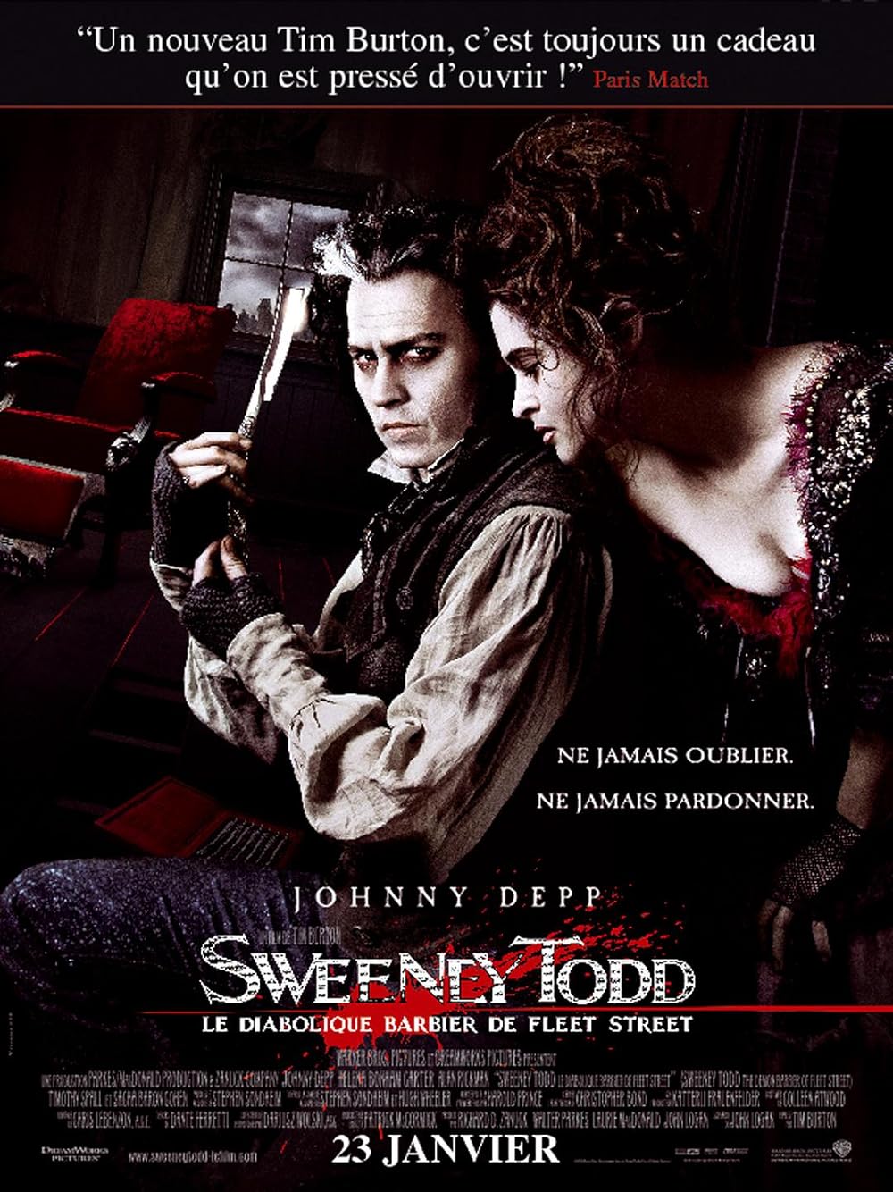 Sweeney Todd : Le Diabolique Barbier de Fleet Street
