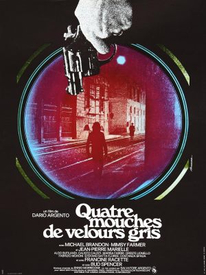 4 Mouches de velours gris