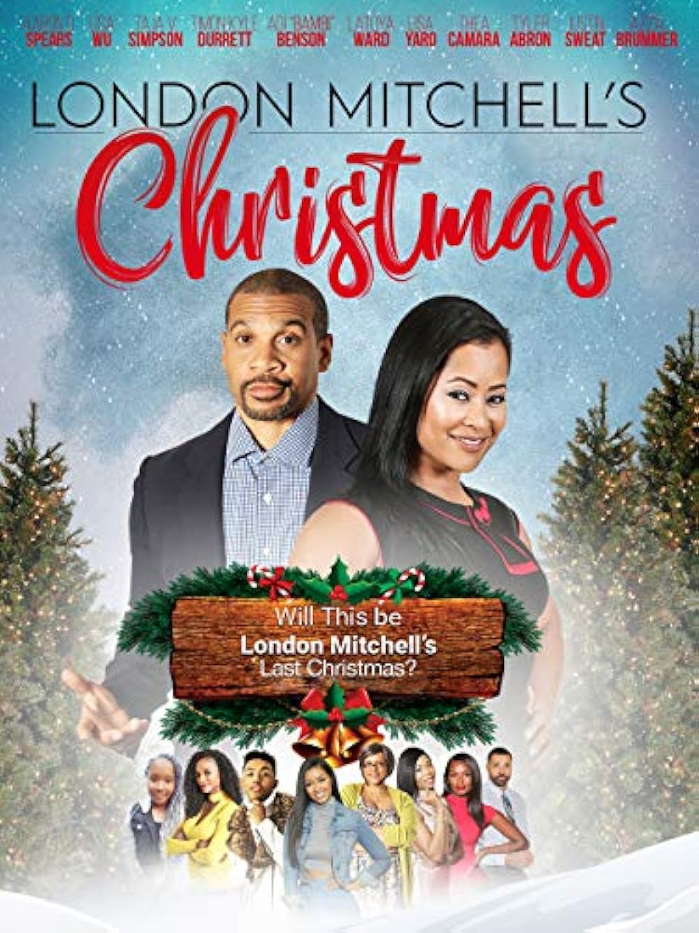 London Mitchell's Christmas background