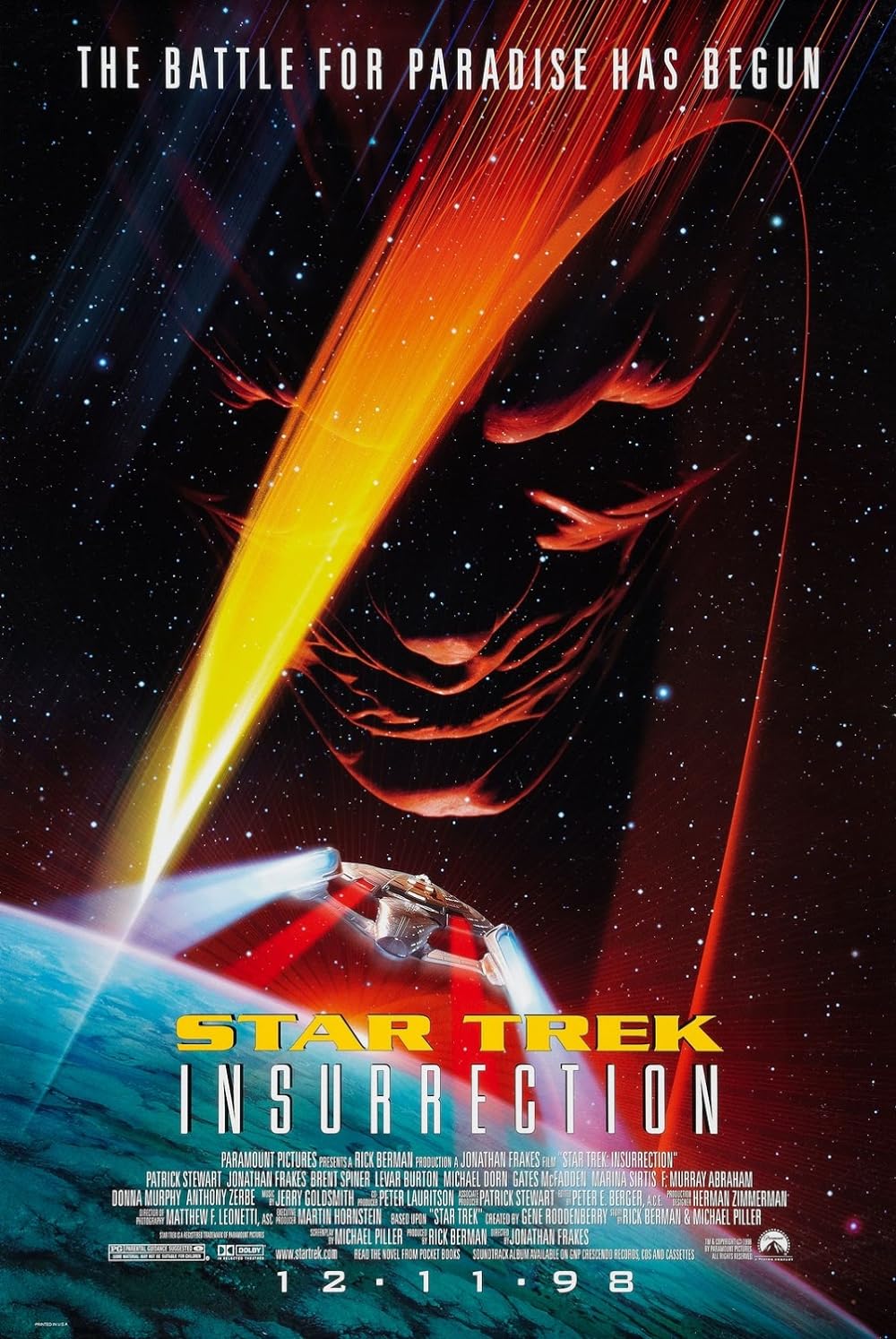Star Trek : Insurrection background