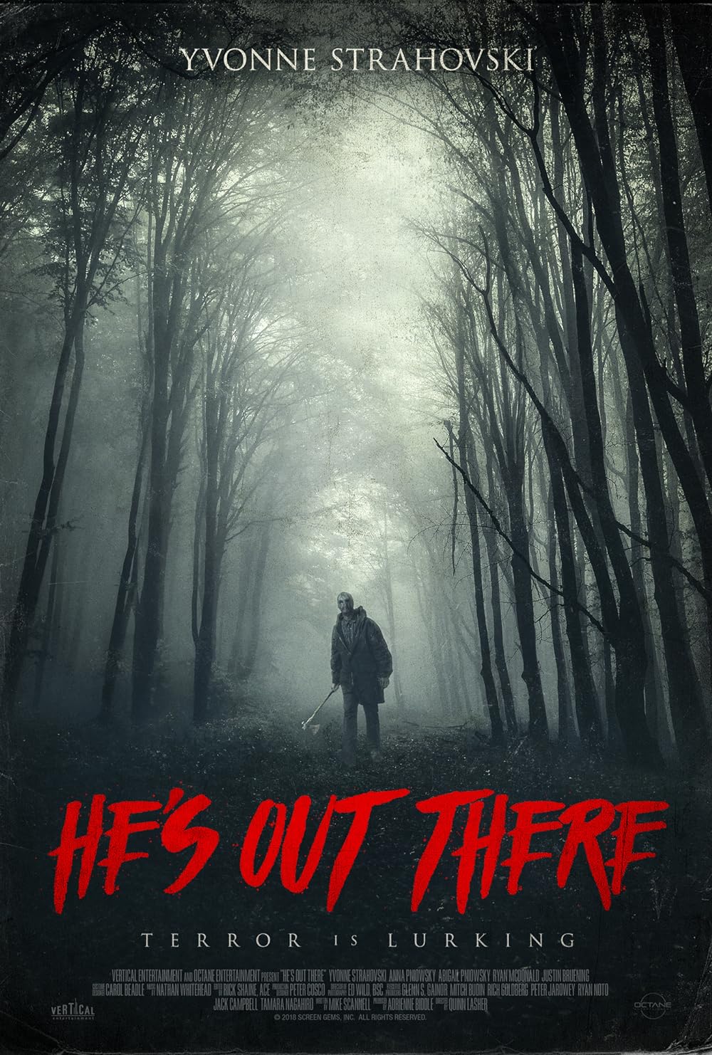 He's Out There background