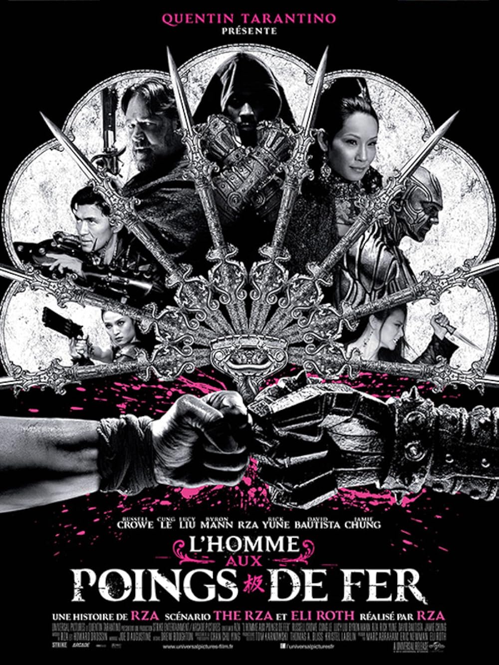 L'Homme aux poings de fer background