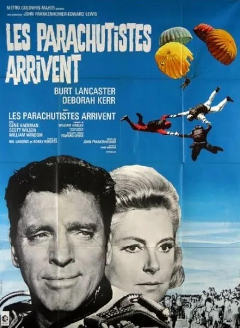 Les parachutistes arrivent