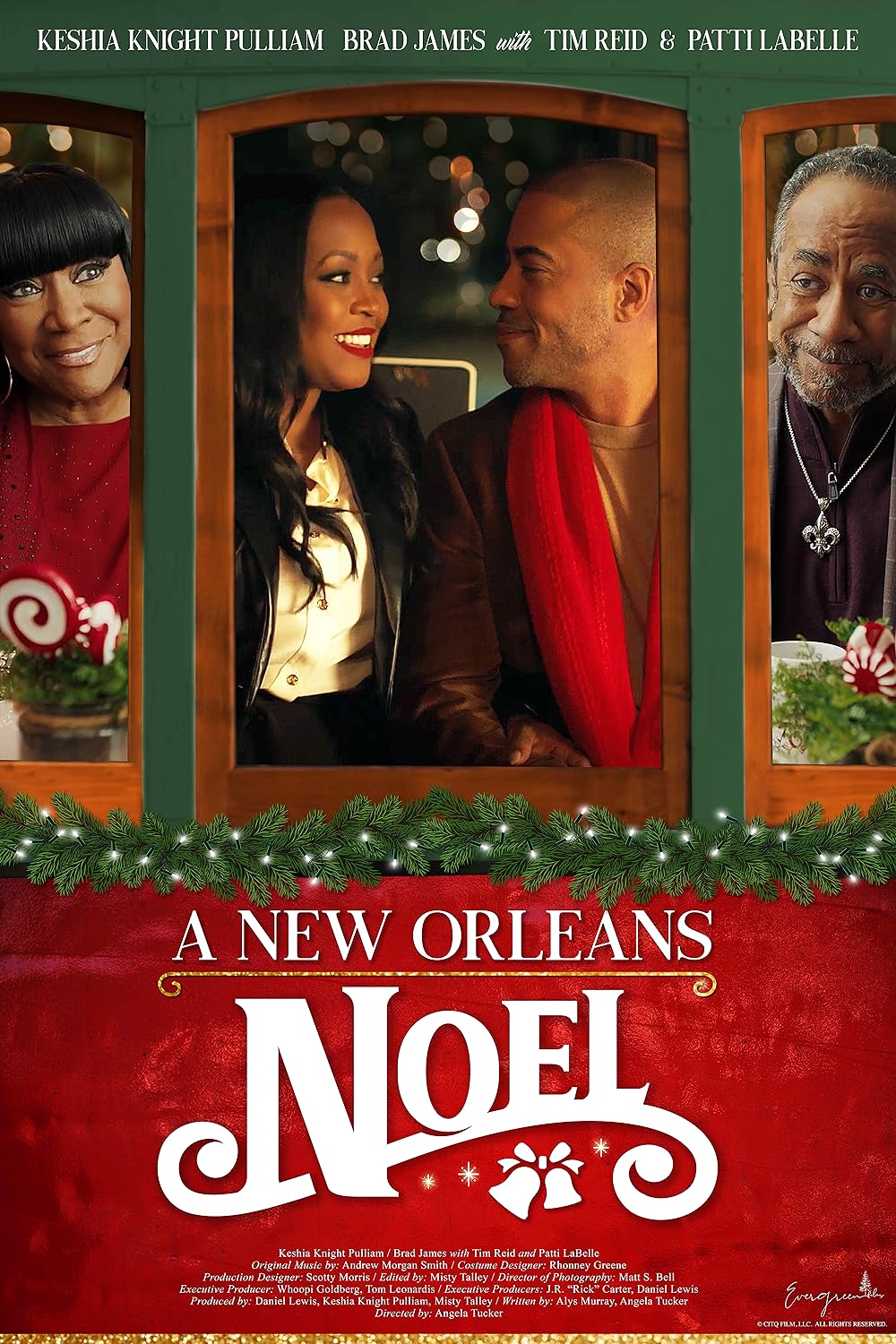 A New Orleans Noel background