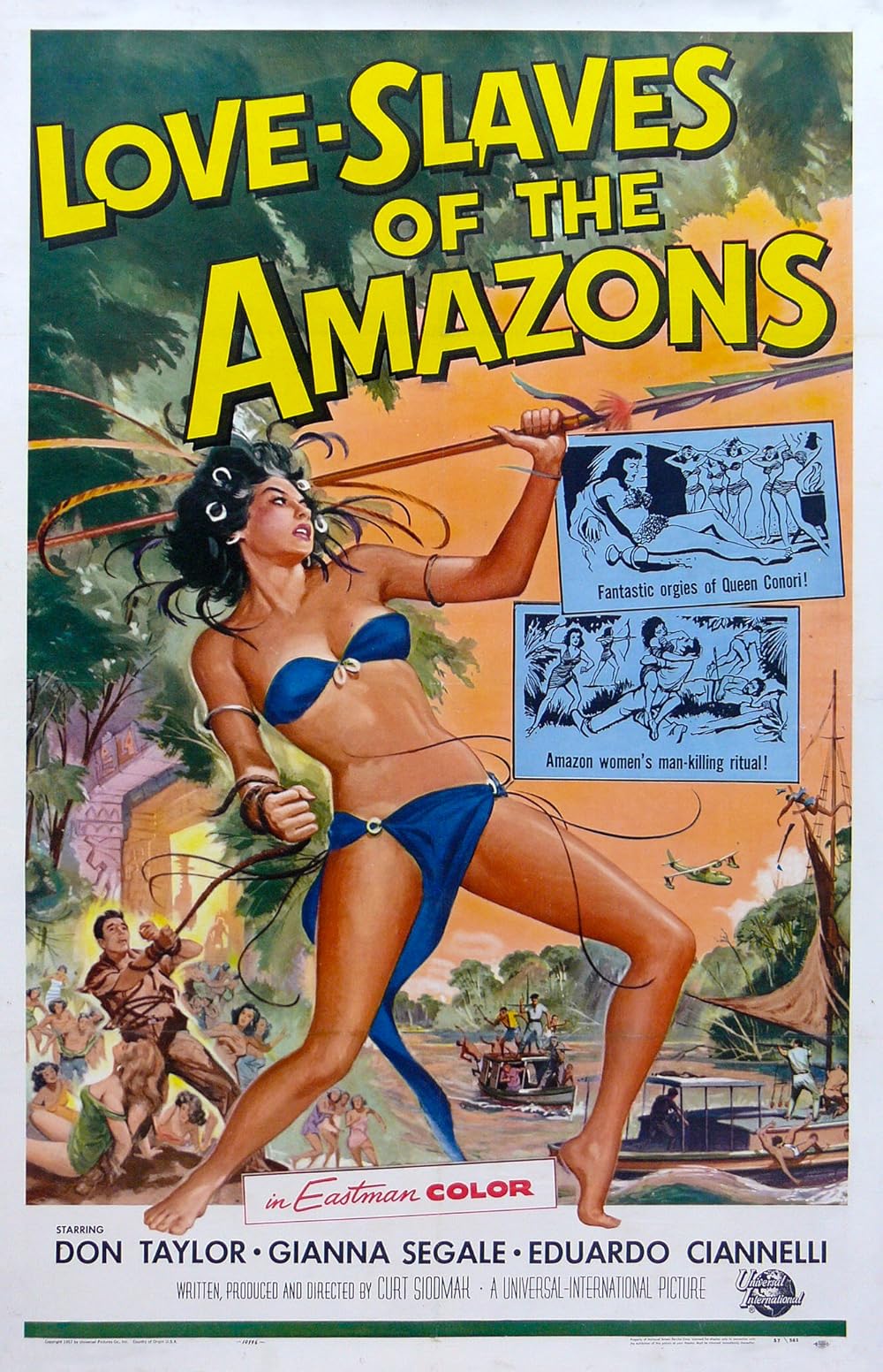 Esclaves des Amazones background