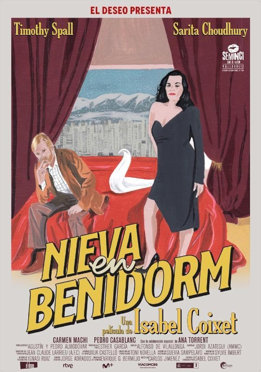 It Snows in Benidorm backdrop