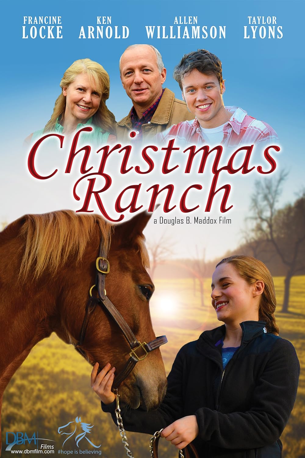 Christmas Ranch background