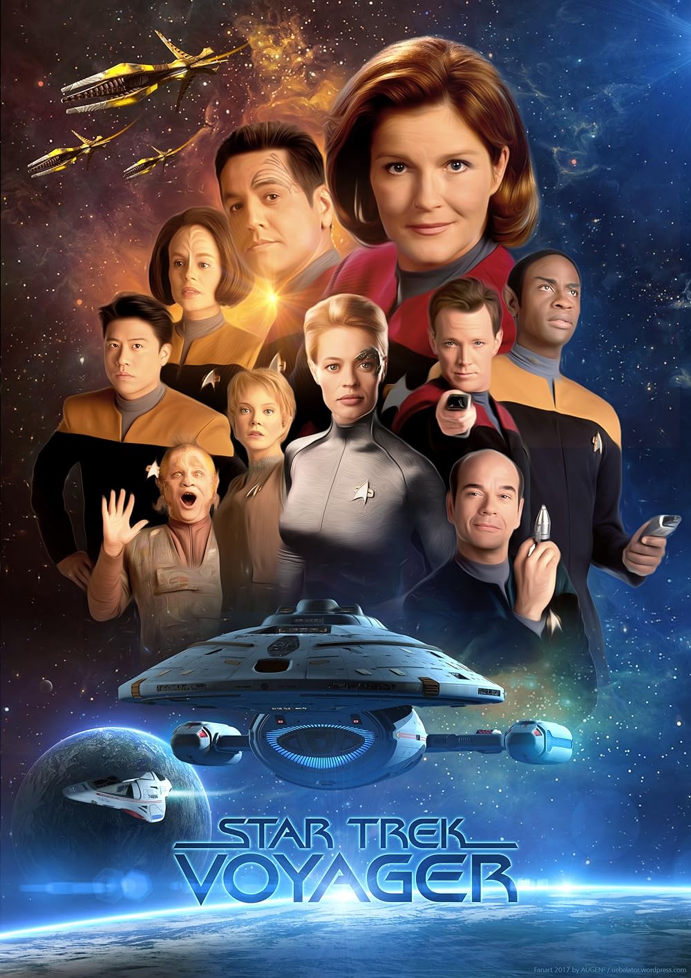 Star Trek: Voyager S1-S7 background