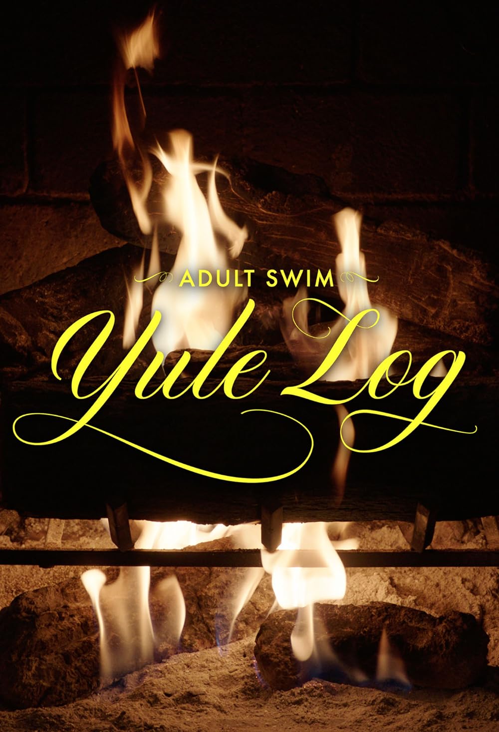 Adult Swim Yule Log backdrop