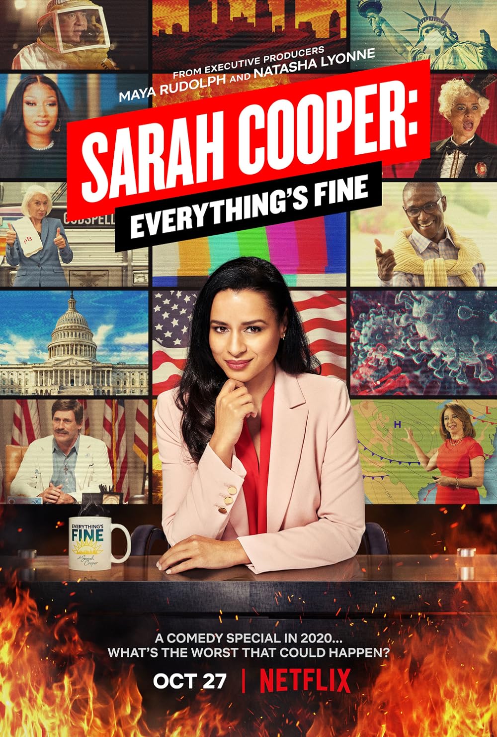 Sarah Cooper: Everything's Fine background
