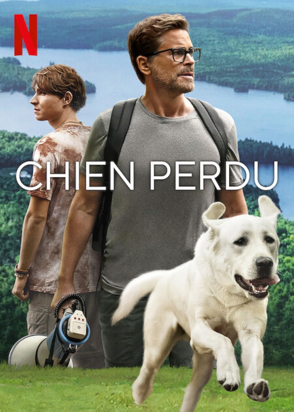 Chien perdu background