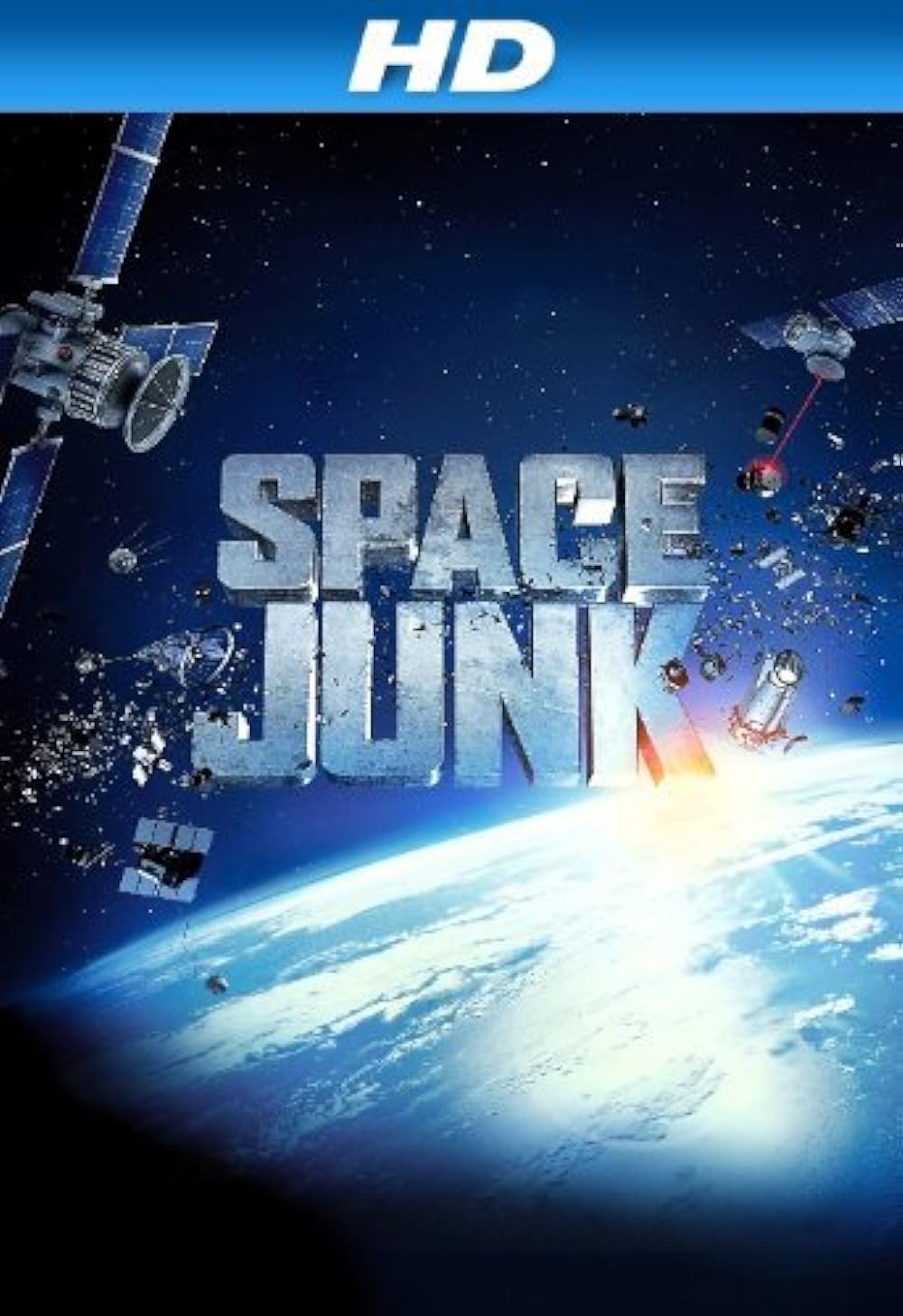 Space Junk 3D backdrop
