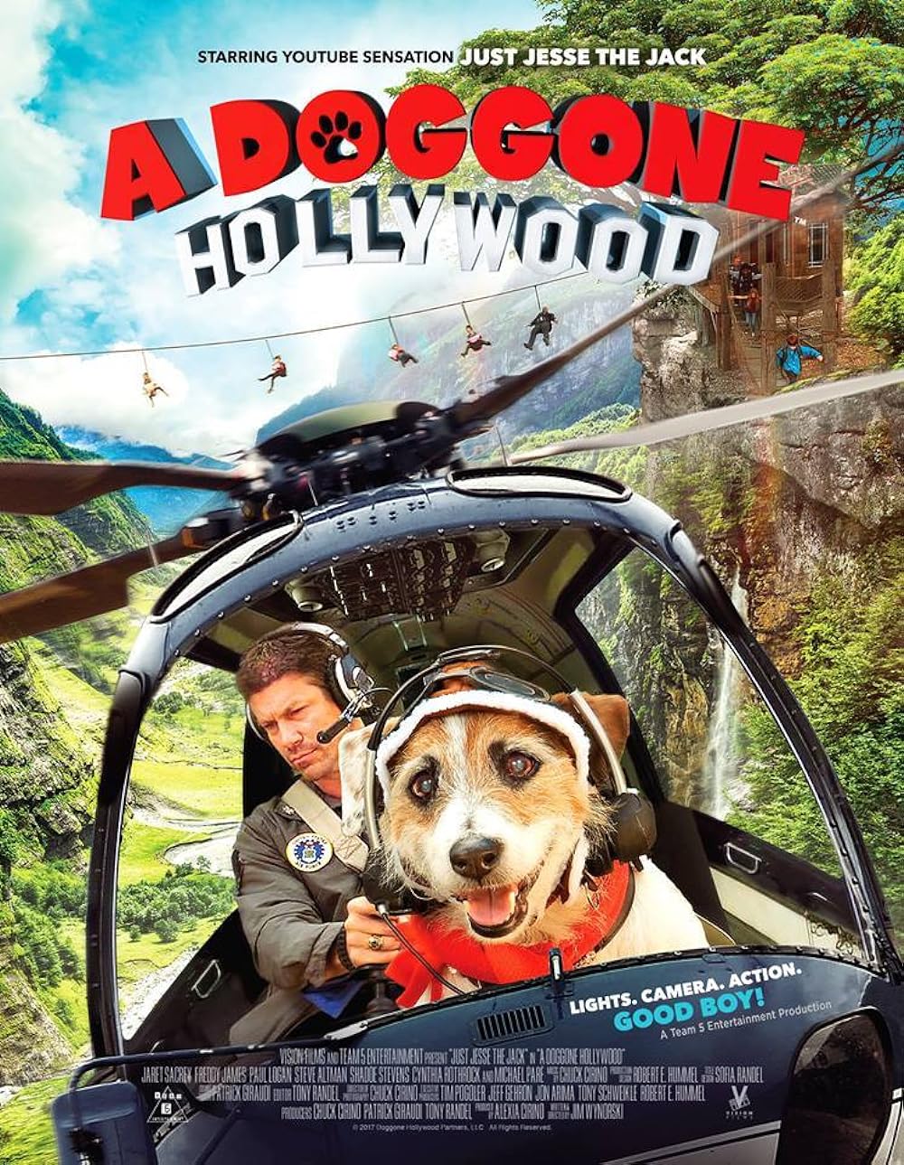 A Doggone Hollywood backdrop