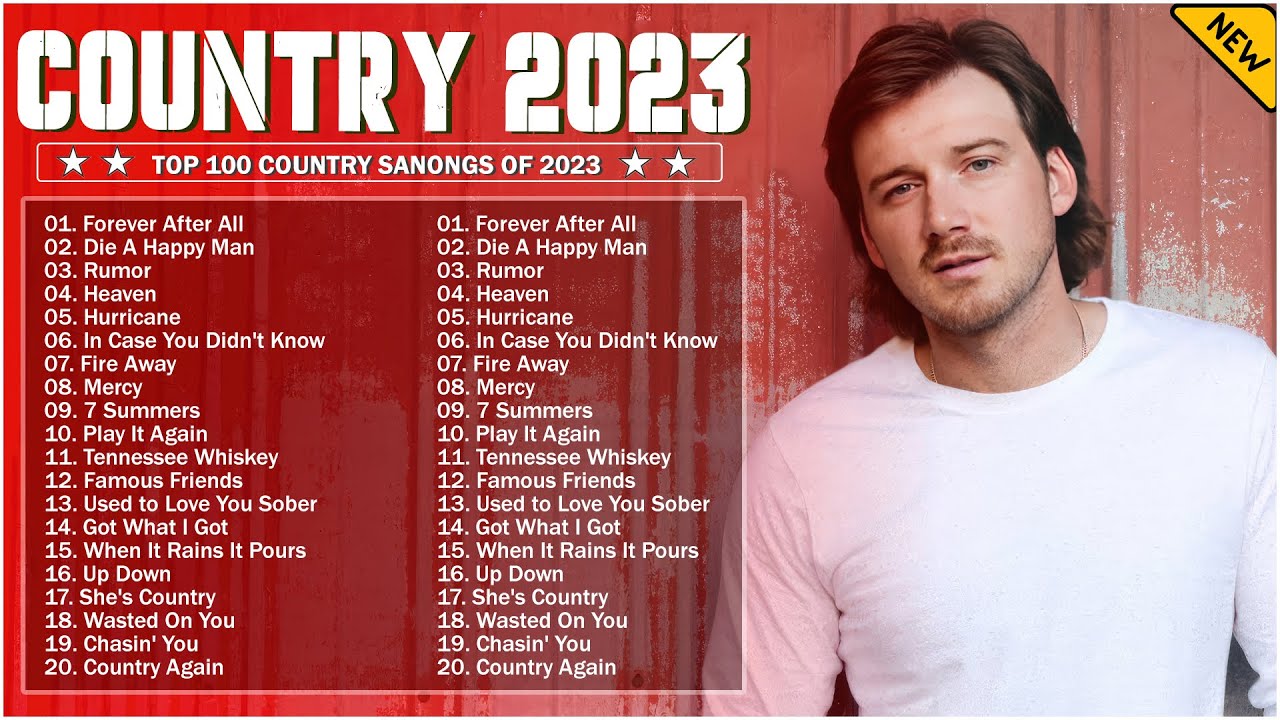 Country Music playlist 2023 - Chris Stapleton, Kane Brown, Luke Bryan, Morgan Wallen