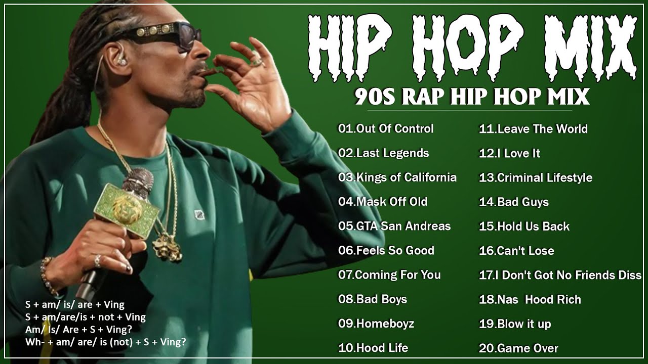 OLD SCHOOL RAP HIPHOP MIX --  TOP MUSIC MIX 2024 ( Aprenda inglês através de músicas )