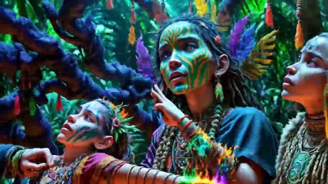 Psychedelic Trance - Ayahuasca Trip Visuals / Intense Trippy Animation π§π»ββοΈ Psytrance DMT mix 2024