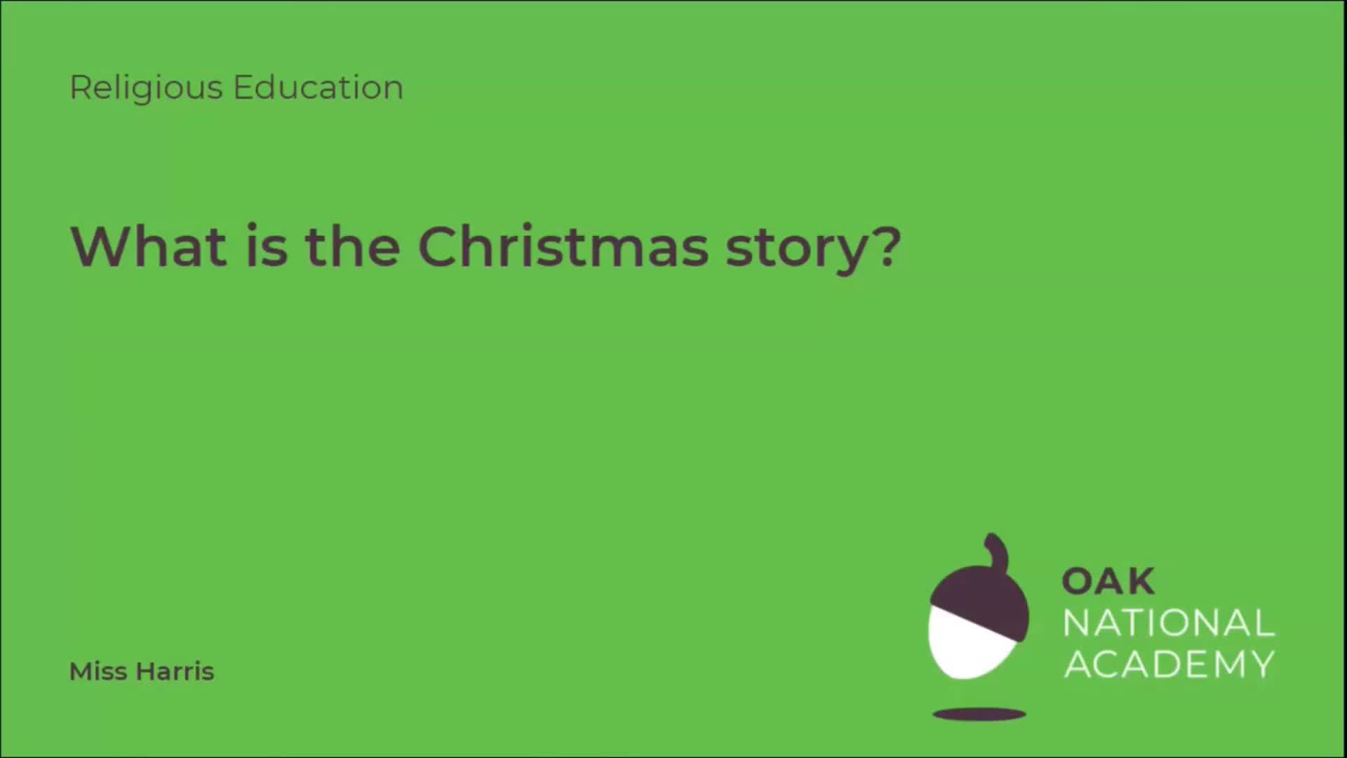 KS1 Religious education