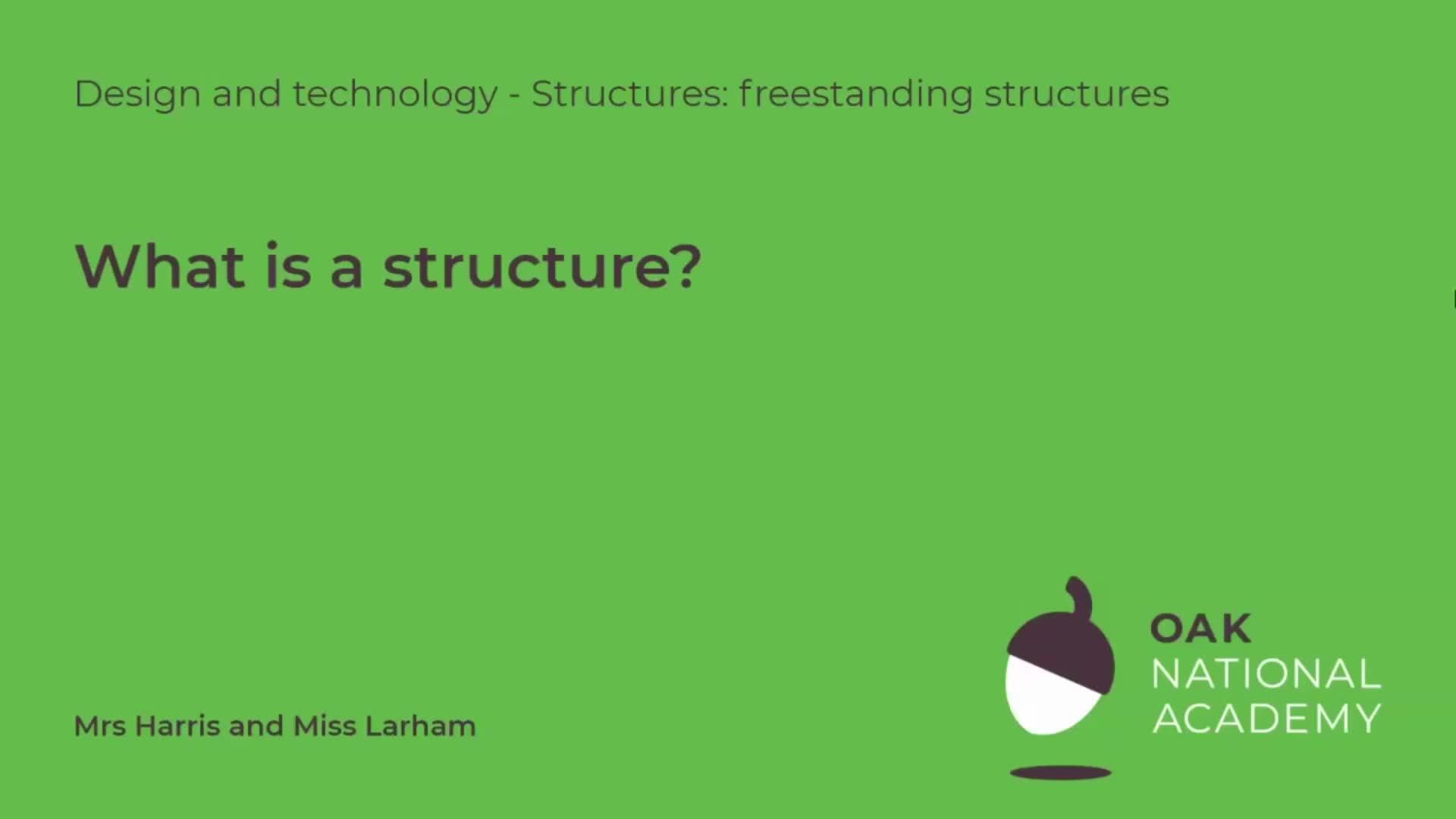 KS1 Design and technology