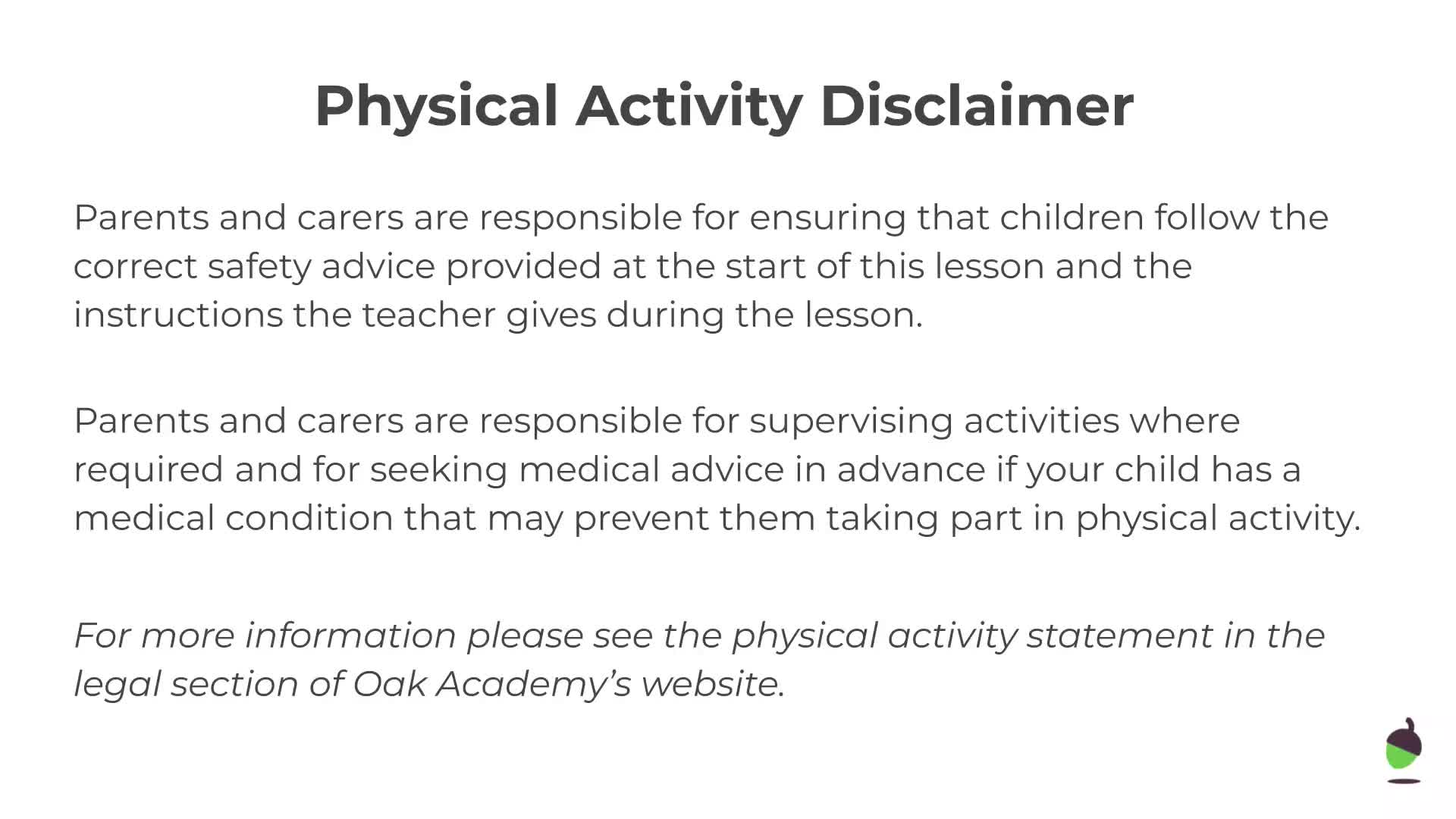KS1 Physical education