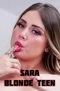 Sara Blonde Teen poster